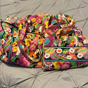 Vera Bradley Travel Set